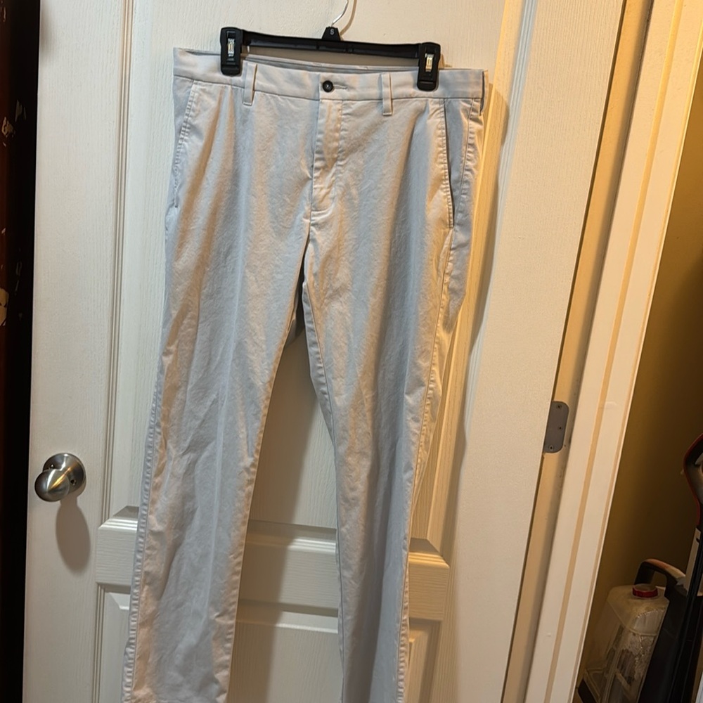 Light gray khaki pants